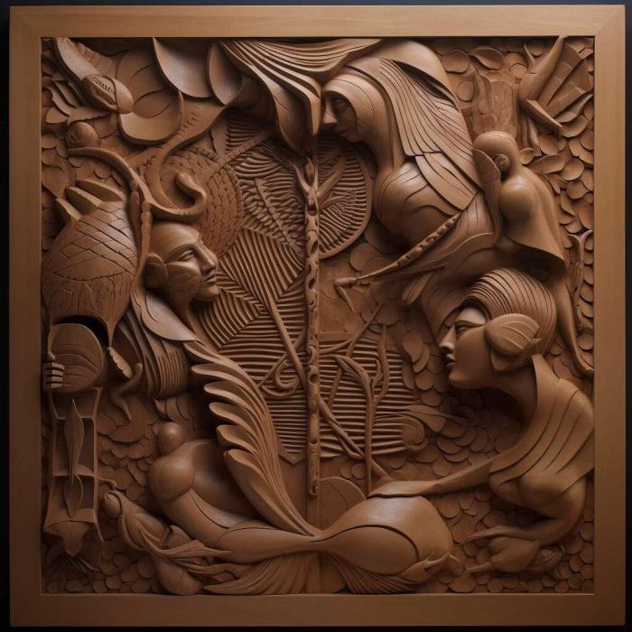 نموذج ثلاثي الأبعاد لآلة CNC 3D Art 